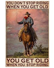 YOU DON'T STOP RIDING Vertical Poster tile