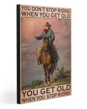 YOU DON'T STOP RIDING 20x30 Gallery Wrapped Canvas Prints front