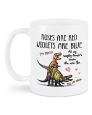 ALL MY NAUGHTY THOUGHTS INVOLVE ME AND YOU Mug back