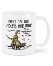 ALL MY NAUGHTY THOUGHTS INVOLVE ME AND YOU Mug front