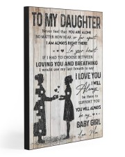 TO MY DAUGHTER - NURSE 20x30 Gallery Wrapped Canvas Prints front
