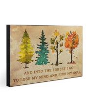 INTO THE FOREST I GO 30x20 Gallery Wrapped Canvas Prints front