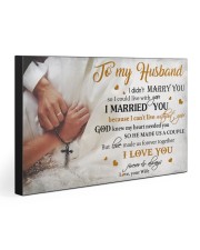 TO MY HUSBAND 30x20 Gallery Wrapped Canvas Prints front