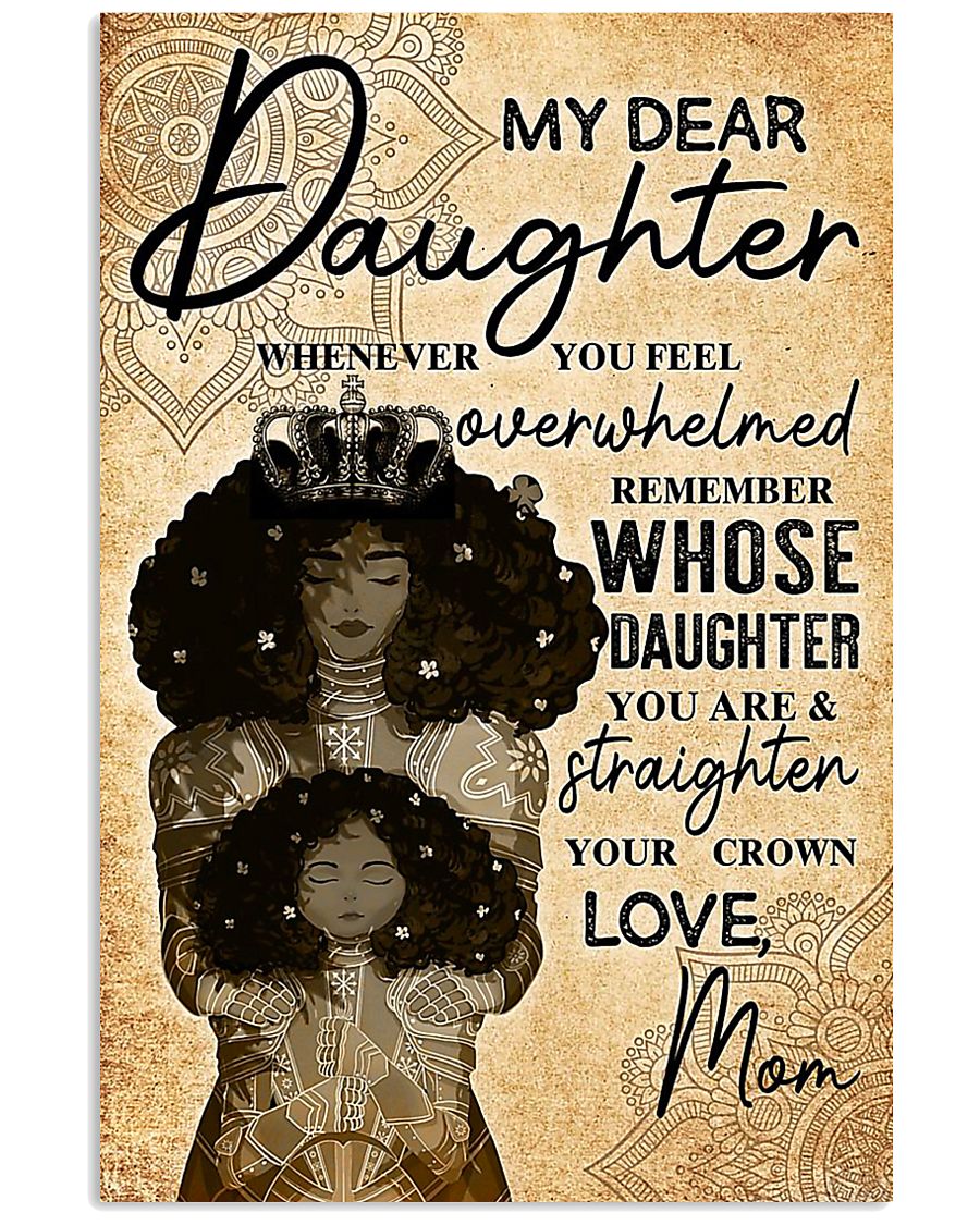 TO MY DAUGHTER - MB246 11x17 Poster