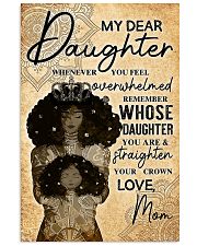 TO MY DAUGHTER - MB246 11x17 Poster front