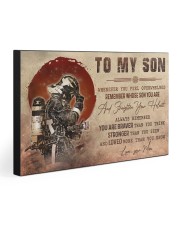 TO MY DAD - FIREFIGHTER 30x20 Gallery Wrapped Canvas Prints front