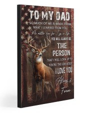 TO MY DAD 20x30 Gallery Wrapped Canvas Prints front