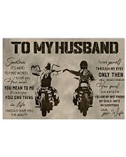 TO MY HUSBAND 17x11 Poster thumbnail