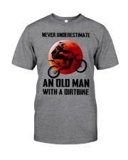 OLD MAN WITH A DIRTBIKE - MB319 Classic T-Shirt front