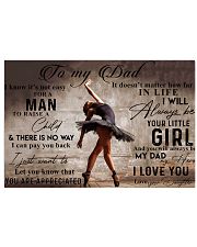 TO MY DAD - BALLET - MB333 36x24 Poster front