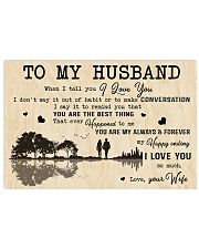 TO MY HUSBAND Horizontal Poster tile