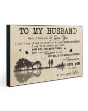 TO MY HUSBAND 30x20 Gallery Wrapped Canvas Prints front