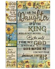 I DO NOT FEAR BECAUSE I AM HIS Vertical Poster tile