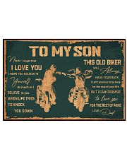 TO MY SON Horizontal Poster tile