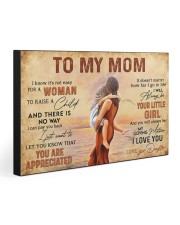 TO MY MOM 30x20 Gallery Wrapped Canvas Prints front