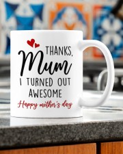 I TURNED OUT AWESOME Mug ceramic-mug-lifestyle-57