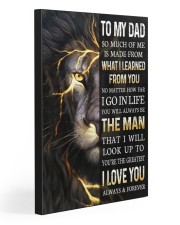 TO MY DAD 20x30 Gallery Wrapped Canvas Prints front