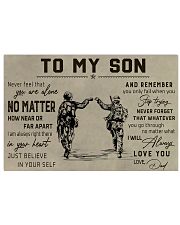 TO MY SON Horizontal Poster tile