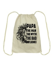 THE MAN THE MYTH THE BAD INFLUENCE - MB118 Drawstring Bag thumbnail