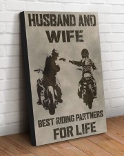 HUSBAND AND WIFE RIDING PARTNERS FOR LIFE 20x30 Gallery Wrapped Canvas Prints aos-canvas-pgw-20x30-lifestyle-front-14
