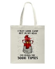 I'VE PECKED YOU 3000 TIMES Tote Bag tile