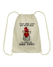 I'VE PECKED YOU 3000 TIMES Drawstring Bag tile