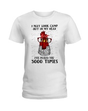 I'VE PECKED YOU 3000 TIMES Ladies T-Shirt tile