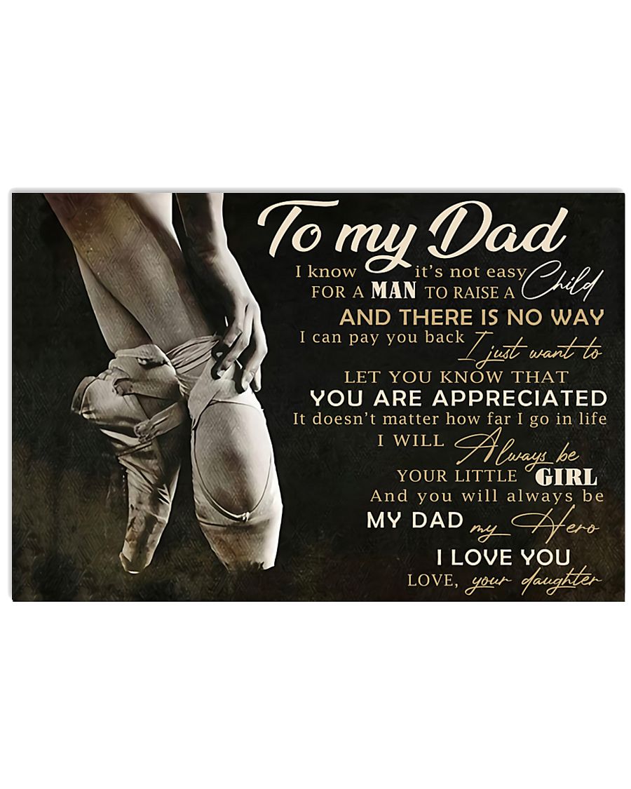 TO MY DAD - MB290 36x24 Poster