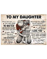 TO MY DAUGHTER 17x11 Poster thumbnail