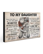TO MY DAUGHTER 30x20 Gallery Wrapped Canvas Prints front