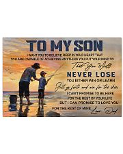 TO MY SON Horizontal Poster tile