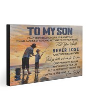 TO MY SON 30x20 Gallery Wrapped Canvas Prints front