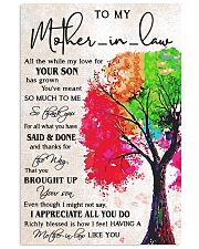 TO MY MOTHER-IN-LAW Vertical Poster tile