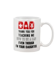 THANK YOU FOR TEACHING ME HOW TO BE A MAN Mug front