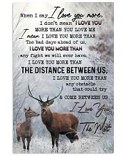 I LOVE YOU THE MOST Vertical Poster tile