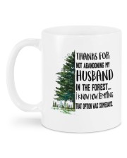 THANKS FOR NOT ABANDONING MY HUSBAND Mug back