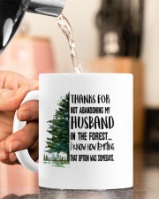THANKS FOR NOT ABANDONING MY HUSBAND Mug ceramic-mug-lifestyle-65