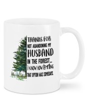 THANKS FOR NOT ABANDONING MY HUSBAND Mug front