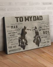 TO MY DAD - BIKER- MB284 30x20 Gallery Wrapped Canvas Prints aos-canvas-pgw-30x20-lifestyle-front-07