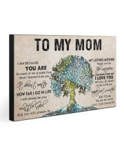 TO MY MOM 30x20 Gallery Wrapped Canvas Prints front