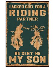 I ASKED GOD FOR A RIDING PARTNER Vertical Poster tile