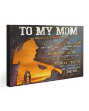 TO MY MOM - FIREFIGHTER 30x20 Gallery Wrapped Canvas Prints front