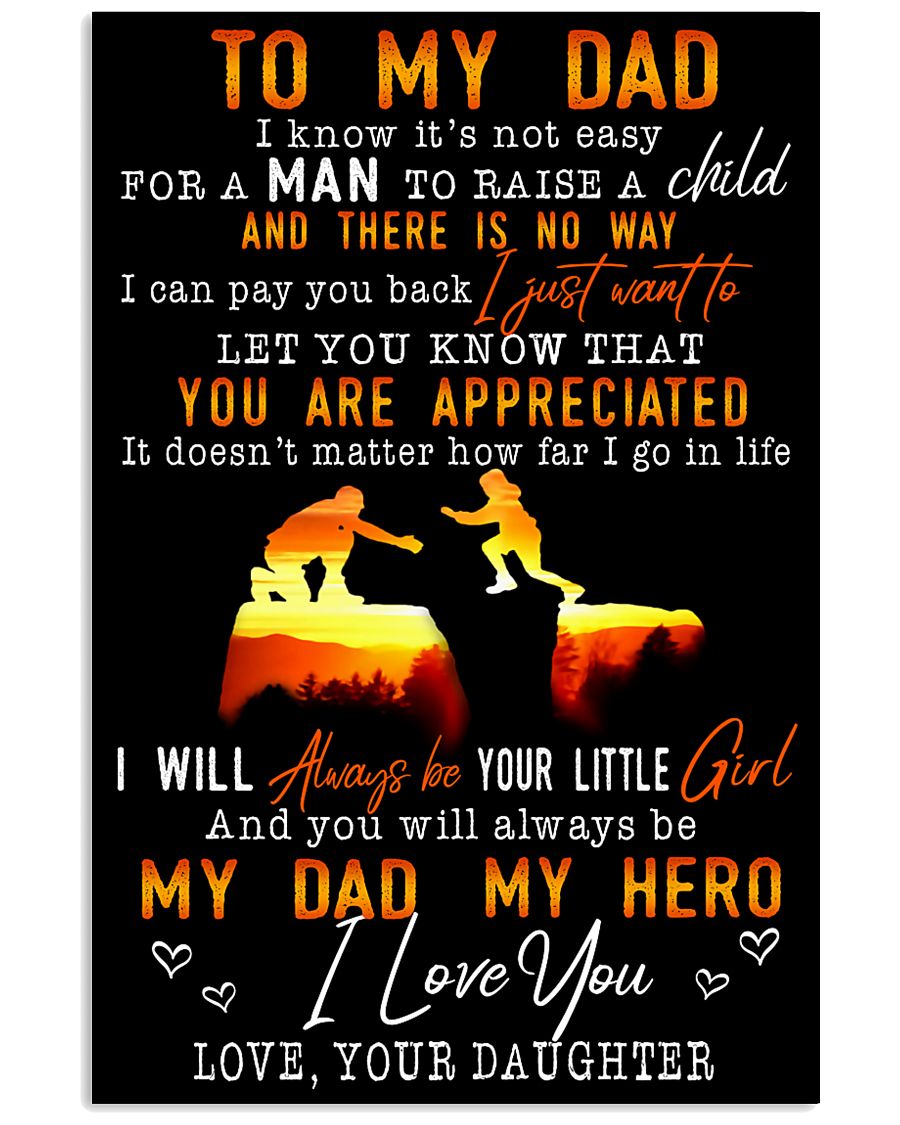 TO MY DAD - MB156 11x17 Poster