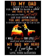 TO MY DAD - MB156 11x17 Poster front