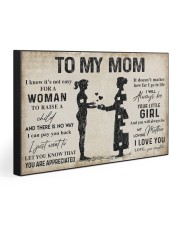 TO MY MOM 30x20 Gallery Wrapped Canvas Prints front