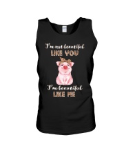 I'M BEAUTIFUL LIKE ME Unisex Tank tile