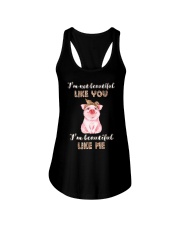 I'M BEAUTIFUL LIKE ME Ladies Flowy Tank tile