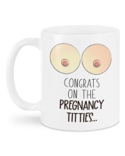 CONGRATS ON THE PREGNANCY TITTIES Mug back