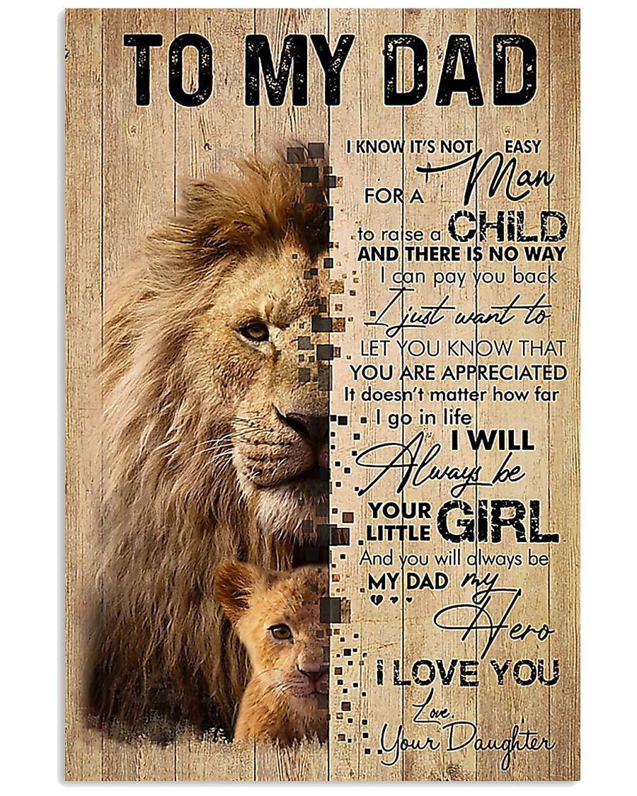 TO MY DAD - MB174 11x17 Poster