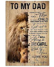 TO MY DAD - MB174 11x17 Poster front